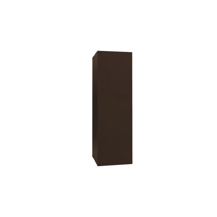 Кожух на трубу прямой д390/ш390/в940 0,5 Satin с пленкой RAL 8017 шоколад