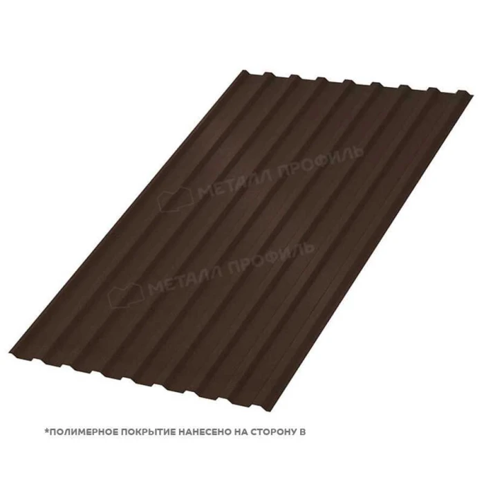 Профлист Металл Профиль МП20 0.5 VikingMP® E RAL 8017 Коричневый шоколад B